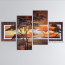 Hand Painted Large Contemporary Wall Art Landscape Painting Inner Framed
