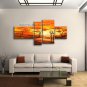 Handmade Tetraptych Contemporary Wall Art Landscape Painting Ready To Hang