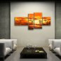 Handmade Tetraptych Contemporary Wall Art Landscape Painting Ready To Hang