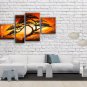 4 Pieces Contemporary Wall Art Landscape Painting Tree Gallery Wrapped