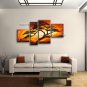 4 Pieces Contemporary Wall Art Landscape Painting Tree Gallery Wrapped