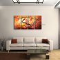 Tetraptych Contemporary Wall Art Landscape Tree On Canvas Artworks