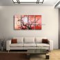 Tetraptych Contemporary Wall Art Landscape Painting Tree Gallery Wrapped