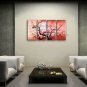 Tetraptych Contemporary Wall Art Landscape Painting Tree Gallery Wrapped