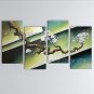 4 Pieces Contemporary Wall Art Landscape Painting Tree Tree Paintings