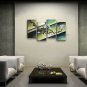 4 Pieces Contemporary Wall Art Landscape Painting Tree Tree Paintings