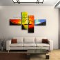 4 Pieces Contemporary Wall Art Landscape Painting Tree Tree Paintings