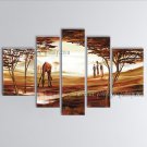 Handmade Large Contemporary Wall Art Landscape Painting Gallery Wrapped