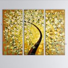 Beautiful Contemporary Wall Art Landscape Painting Tree Oil On Canvas