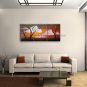 Triptych Contemporary Wall Art Landscape Painting Tree Gallery Wrapped