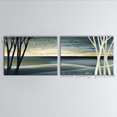 Handmade Stunning Contemporary Wall Art Landscape Painting Interior Design
