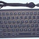 Easy to Carry Soft Waterproof Silicon Keyboard black without numberic