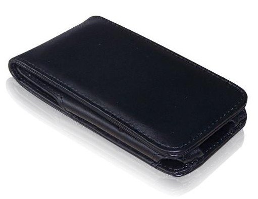 Black Leather Flip Cases for Apple iPhone 3G 3GS