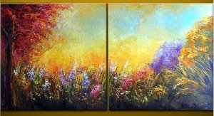 Modern Abstract Huge Canvas Oil Painting Frameless OIL0098