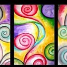 Modern Abstract Huge Canvas Oil Painting Frameless OIL0102
