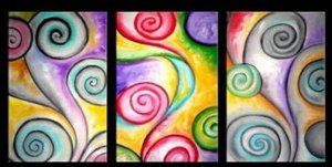Modern Abstract Huge Canvas Oil Painting Frameless OIL0102