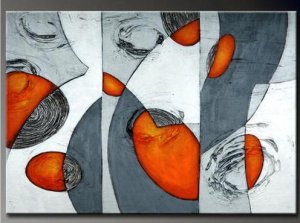 Modern Abstract Huge Canvas Oil Painting Frameless OIL0129