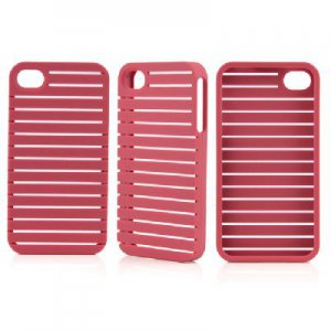 Frame Front & Back Hard Skin Case Cover for Apple iPhone 4G / 4S Red