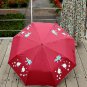 Magic Umbrella UV color umbrella folding umbrella BABY red fish