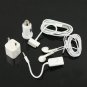 5 in 1 Travel Kit Charger for Apple iPod iPhone 4G 3G 3GS White