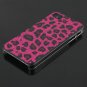 Hot Pink Leopard HARD CASE COVER for Apple iPhone 4 4G