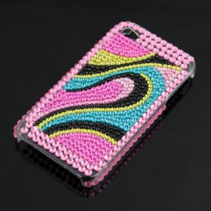 Rhinestone Bling HARD BACK CASE Cover for Apple iPhone 4G 4 New