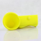 Silicone Horn Stand Amplifier Speaker for iPhone 4G YLW