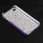 Purple Rhinestone Bling HARD BACK CASE Cover for Apple iPhone 4G 4 New