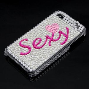 Rhinestone Bling HARD BACK CASE Cover for iPhone 4G 4 New