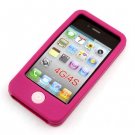 Soft Silicone Case Cover Skin for Apple iPhone 4 4G (Function key random color )