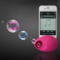 Music Egg Shaped Stand Speaker Loudspeaker Amplifier for iPhone 4/4S(random color)
