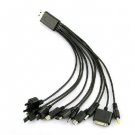 10 In 1 USB Mobile Charger Cable for Cell phone/PDA/ MP3/PSP