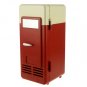 USB Powered Cooler + Heater - Retro Refrigerator Design