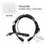 2 Throat Mic Sets for Walkie Talkies / 2-Way Radios - MFN