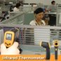 Non-Contact Infrared Thermometer with Laser Targeting and LCD Display