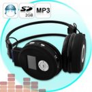 3 Folding Headphones w/MP3 Player - Wireless Audio Gadget