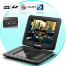 Portable DVD Player with 12.1 Inch Swivel Screen and Copy Function
