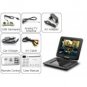Portable DVD Player with 12.1 Inch Swivel Screen and Copy Function