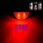 LED Bicycle Light Set with Solar Rear Light