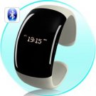 Ladies Bluetooth Fashion Bracelet with Time Display - Pearl White (Call Vibration, Caller ID)