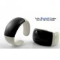 Ladies Bluetooth Fashion Bracelet with Time Display - Pearl White (Call Vibration, Caller ID)