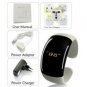 Ladies Bluetooth Fashion Bracelet with Time Display - Pearl White (Call Vibration, Caller ID)