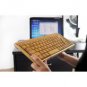 Handcrafted Wireless Bamboo Keyboard - Eco-Friendly