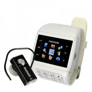 Mobile Phone Watch with Keypad "Quartz" - Dual SIM, Touch Screen, Bluetooth Headset