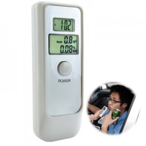 Breathalyzer Alcohol Tester - Dual LCD Display