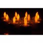 LED Candles with Charging Dock "Cozy LEDs" - 12x LED Candles, 12x Candle Holders, Flickering Effect