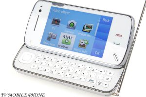 dual sim cell phone touch screen WIFI TV unlocked AT&T T-MOBILE CHANGJIANG N97 white