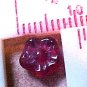 Flower 25 Garnet Red Glass Mini Beads