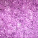 Leaves Dotted 25 Lavender Transparent Glass Beads