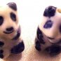 Panda 6 Blue + White Porcelain Beads